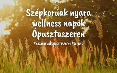 Szépkorúak nyara wellness napok Ópusztaszeren!