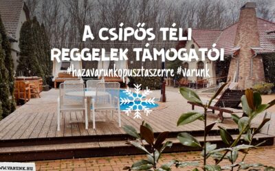 A csípős téli reggelek támogatói Ópusztaszeren: kandalló, fűtött dézsafürdő, jacuzzi, szauna